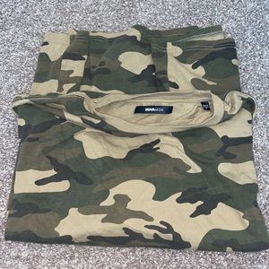 Fashion Nova Camo Shirt
